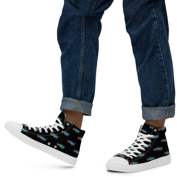 Men’s high top canvas shoes - Image 4