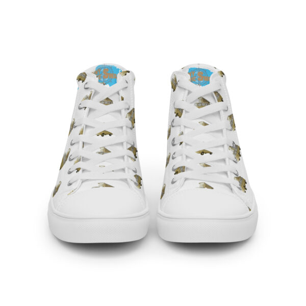 Men’s high top canvas shoes - Image 10