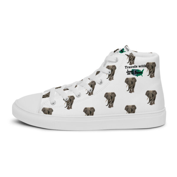 Men’s high top canvas shoes - Image 2