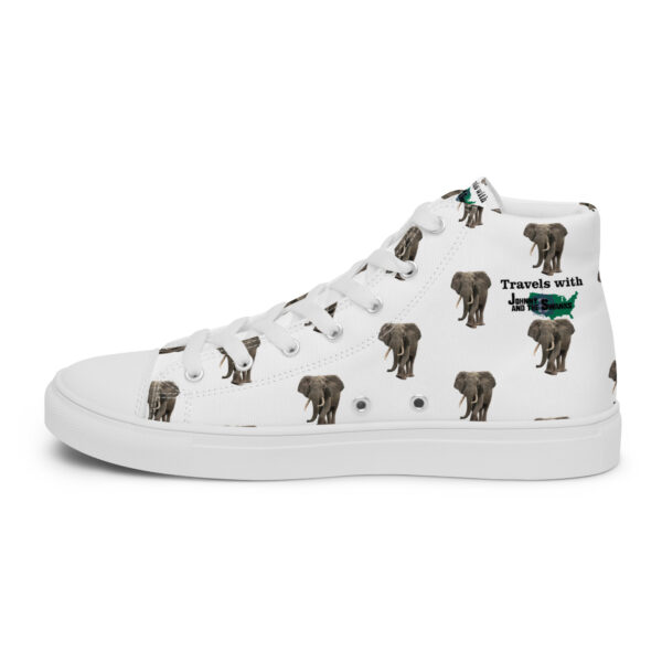 Men’s high top canvas shoes - Image 2